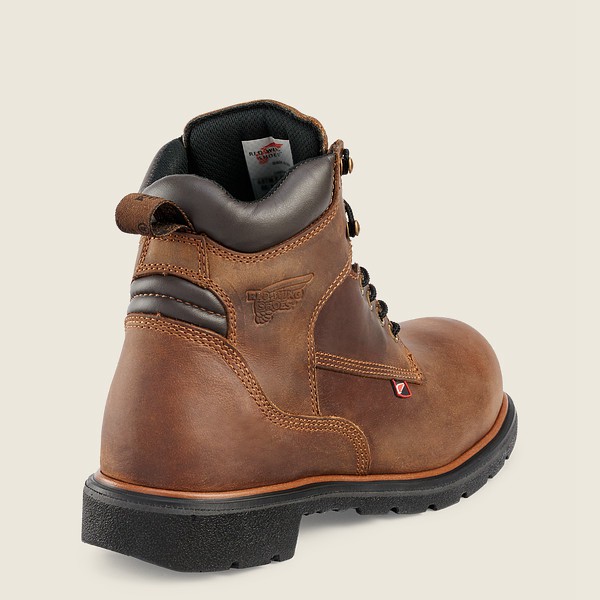 Red Wing Work Boots Brown - Mens Dynaforce® - 6-inch Soft Toe - 2957-EVASY